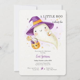 Baby Ghost Baby Shower Invitation