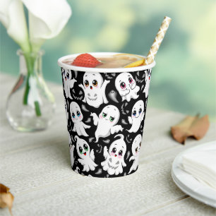 Baby Ghosts Spooky Cute Halloween Mood Paper Cups