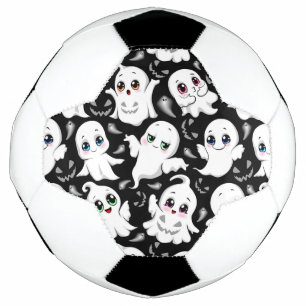 Baby Ghosts Spooky Cute Halloween Mood Soccer Ball