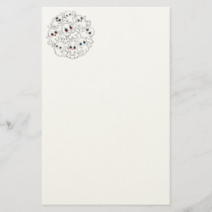 Baby Ghosts Spooky Cute Halloween Mood Stationery