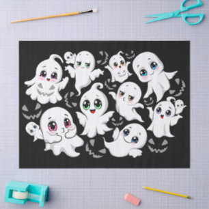 Baby Ghosts Spooky Cute Halloween Mood Tissue Paper