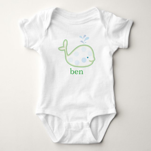 Baby Gift - Baby Whale Bodysuit (Front)