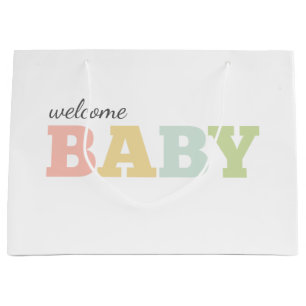 Baby gift bag, gender neutral, large large gift bag