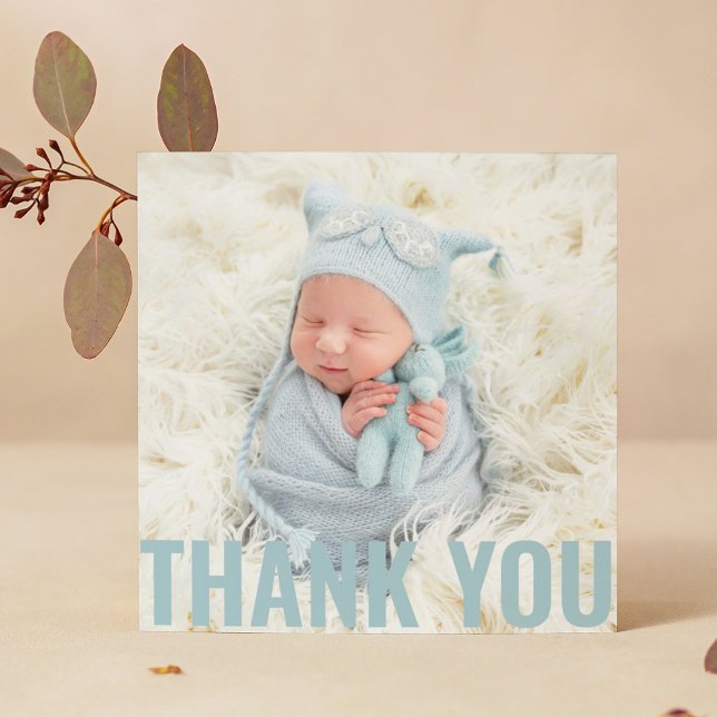 Baby Gift Modern Thank You Newborn Baby Shower (Creator Uploaded)