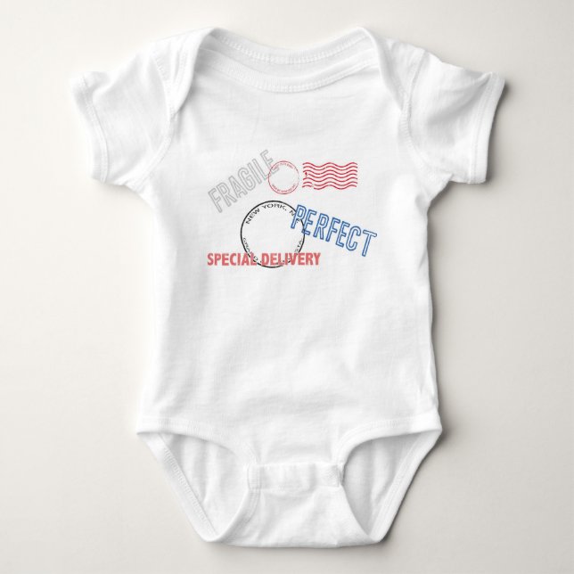 Baby Gift - Postage Baby Shirt (Front)
