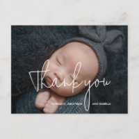 Baby Gift Shower Thank You 4 Photo Collage 