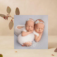 Baby Gift Thank You Twins Newborn Baby Shower