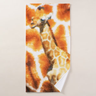 Baby Giraffe Bath Towel