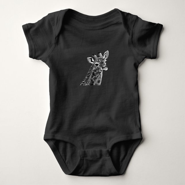  BABY giraffe BODYSUIT (Front)