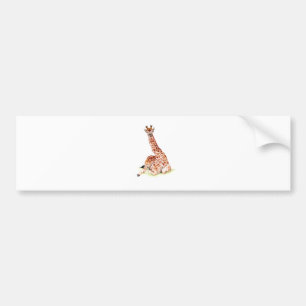 Baby Giraffe Bumper Sticker