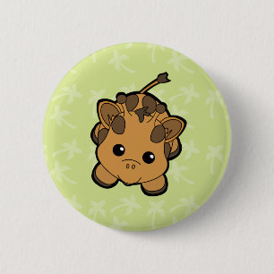 Baby Giraffe Cutie 6 Cm Round Badge