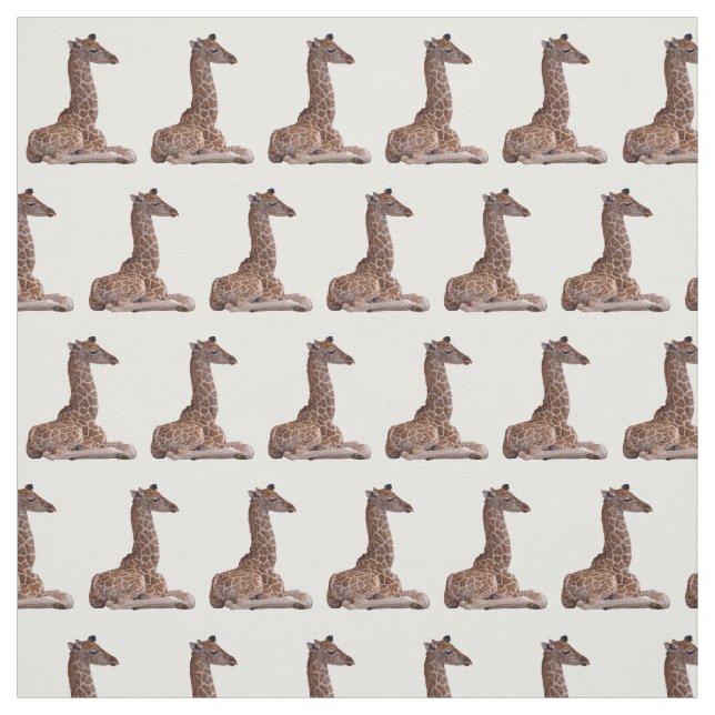 Baby Giraffe Fabric (choose colour) (Swatch)