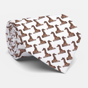 Baby Giraffe Frenzy Tie Double Side(Choose Colour)
