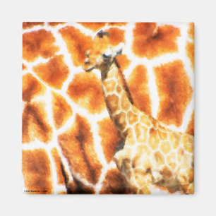 Baby Giraffe Magnet