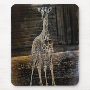 Baby Giraffe Mouse Pad