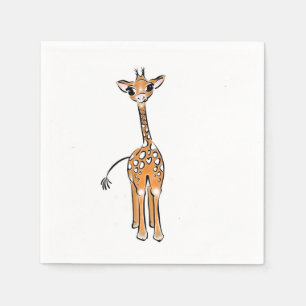 Baby Giraffe Napkin