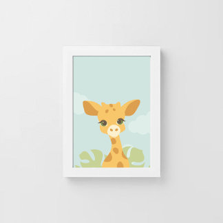 Baby Giraffe Poster