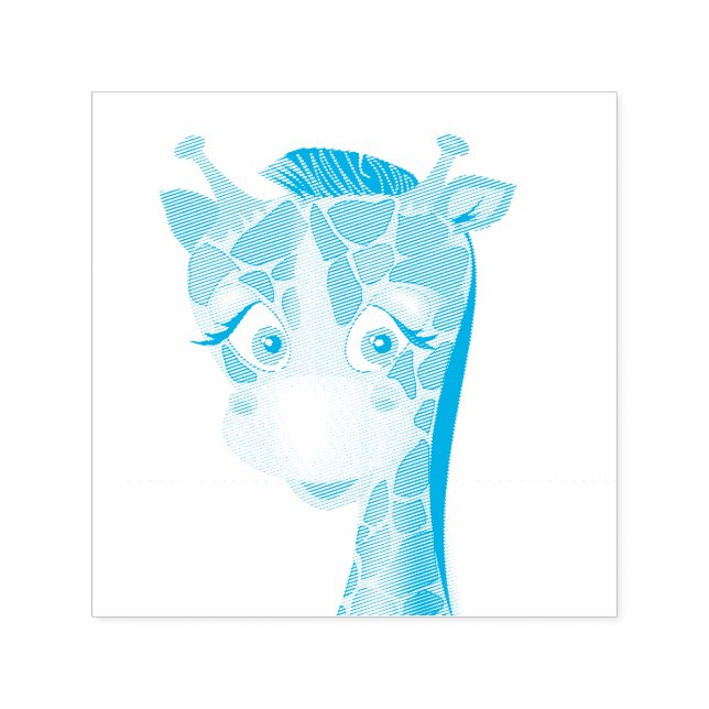 Baby Giraffe Self-Inking Stamp - Choose Colour (Design)