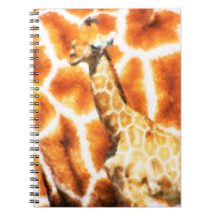 Baby Giraffe Spiral Notebook