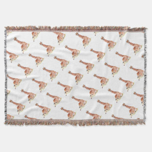 Baby Giraffe Throw Blanket