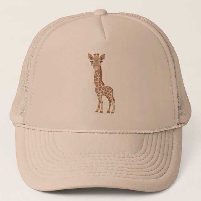 Baby Giraffe Trucker Hat (Front)