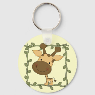 Baby Giraffe Tshirts and Gifts Key Ring