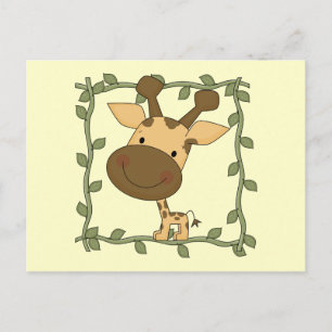Baby Giraffe Tshirts and Gifts Postcard