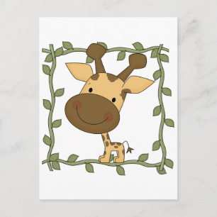 Baby Giraffe Tshirts and Gifts Postcard