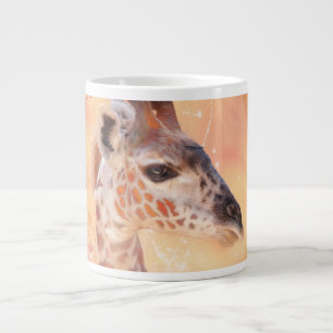 Baby Giraffe WHEN WE WERE YOUNG Large Coffee Mug