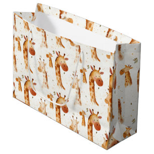 Baby Giraffes  Large Gift Bag