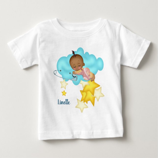 Baby Girl (1) on a Cloud Baby Bodysuit (Front)