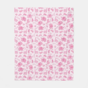 baby girl background fleece blanket