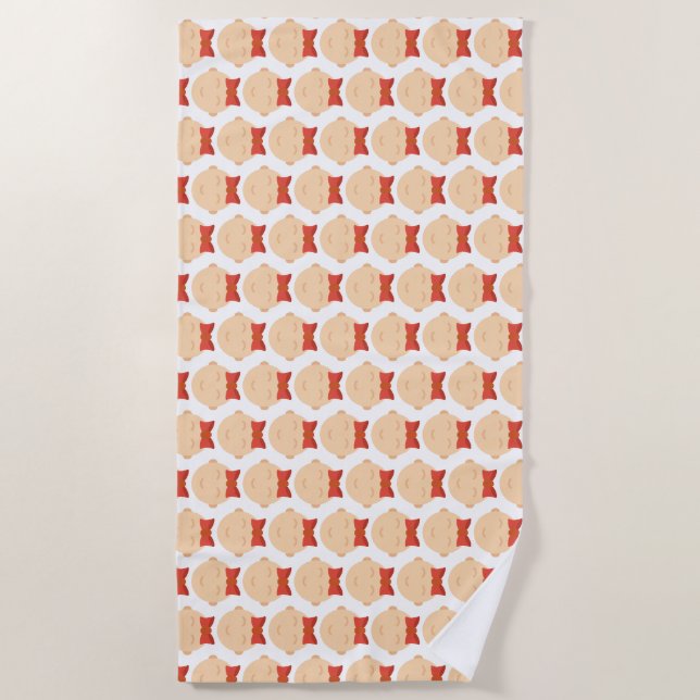 baby girl beach towel (Front)