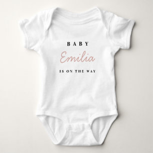 Baby Girl Birth Announcement Bodysuit