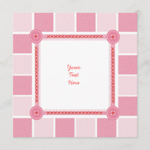 Baby Girl Birth / Shower announcements (blank)