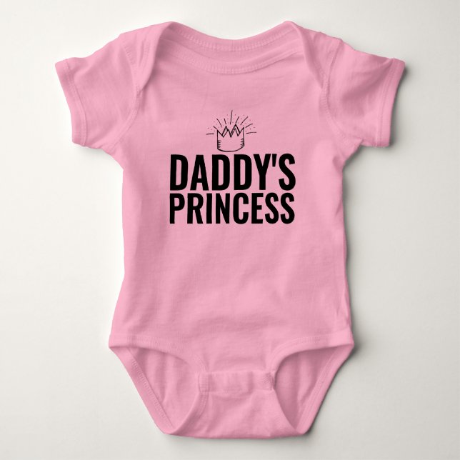 BABY GIRL BODYSUIT DADDY'S PRINCESS (Front)
