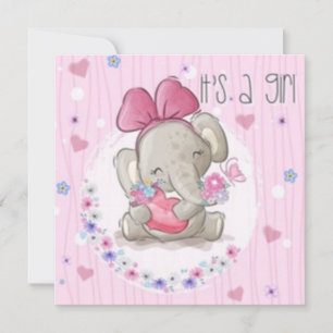Baby girl card