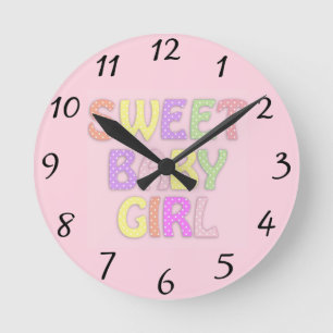 Baby Girl Clock