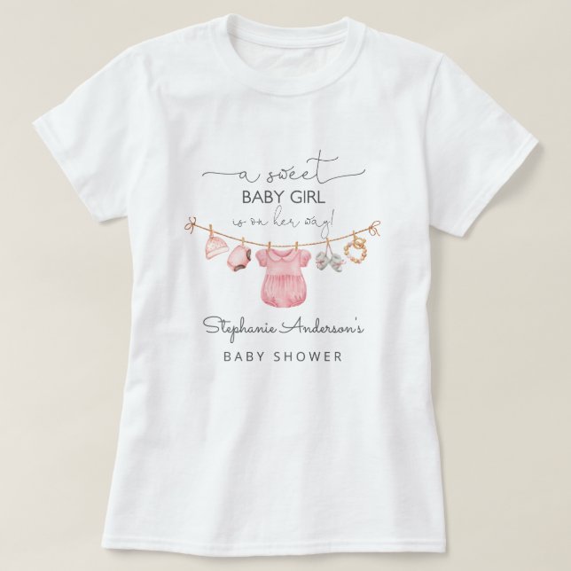 Baby Girl Clothes Baby Shower Mummy to be shirts (Design Front)