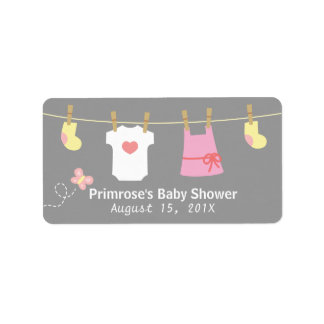Baby Girl Clothes for Girl Baby Shower Label