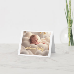 baby girl congratulations card