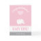 Baby Girl Congratulations Card with Elephant