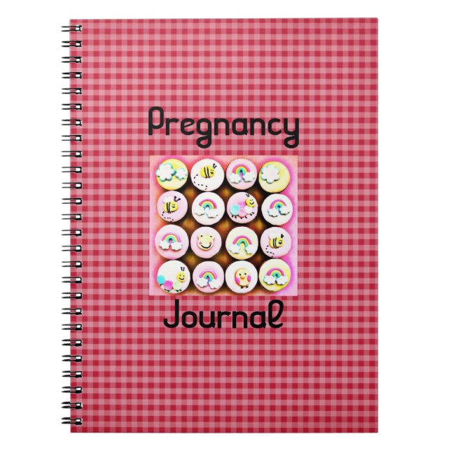 Baby Girl Cupcakes Pregnancy Journal (Front)