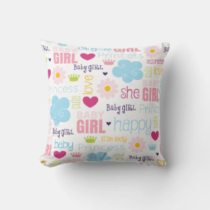 Baby Girl Cushion