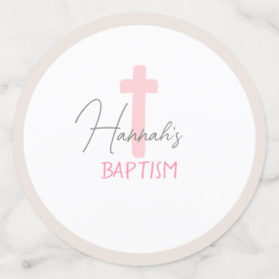 Baby Girl Cute Baptism Table Confetti