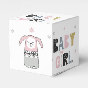 Baby Girl Cute Dog Gift Favour Box