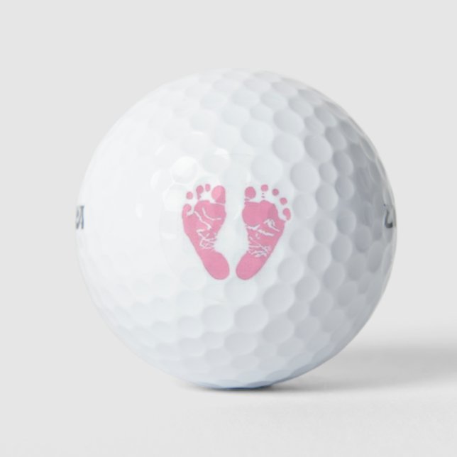 Baby Girl Feet Golf Balls (Front)