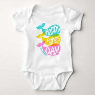 Baby Girl First Father's Day Shirt Whale
