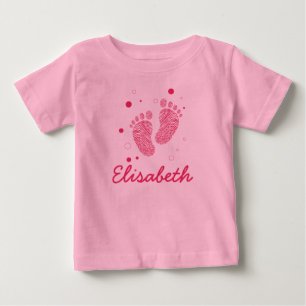 Baby girl footsteps T-Shirt