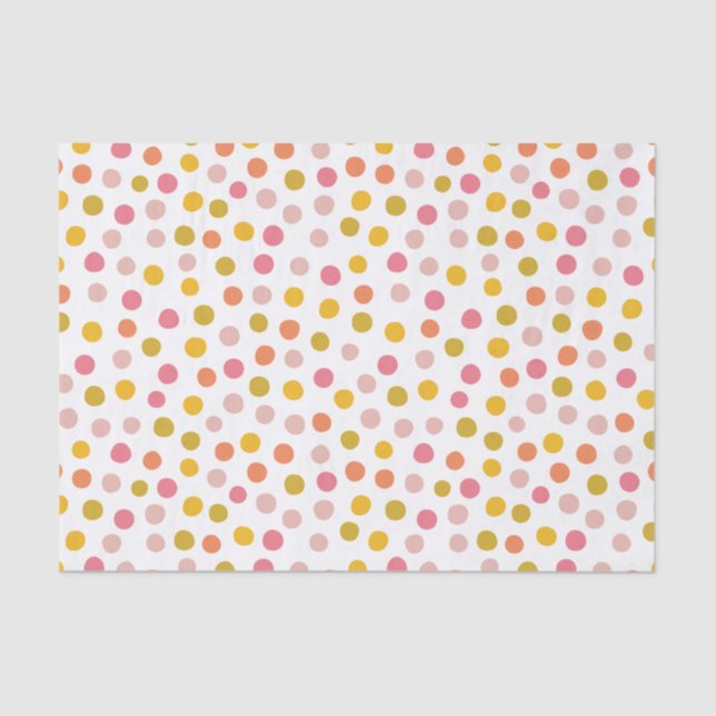 Baby girl gift wrapping tissue paper (Front)